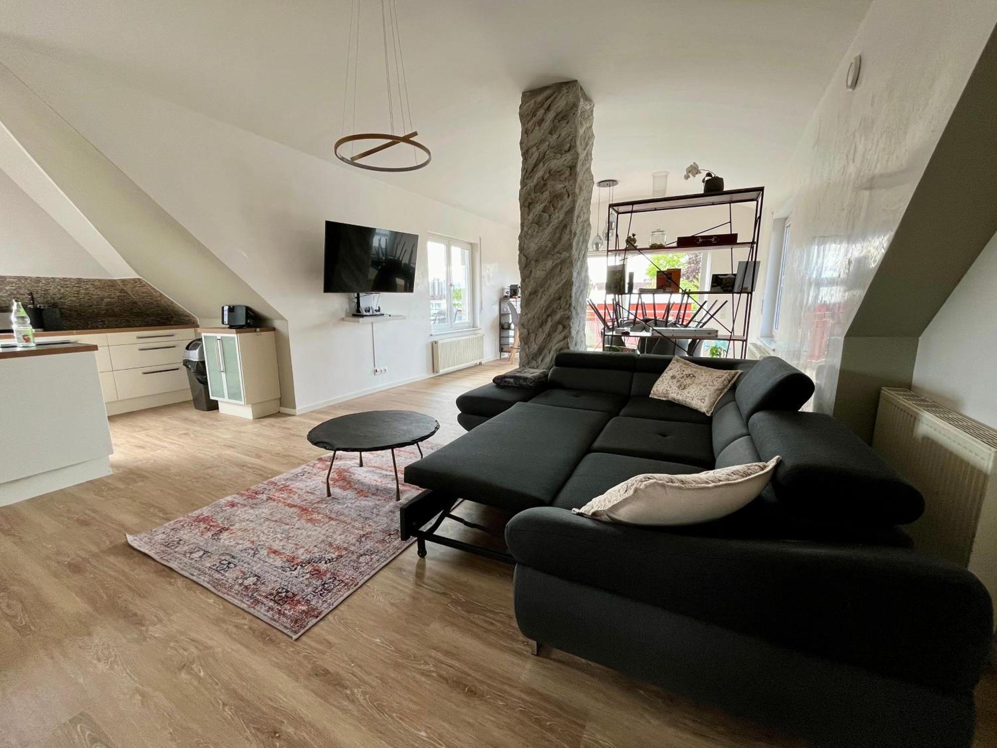 Dreamstay Augsburg Traum Penthouse Goeggingen Bagian luar foto