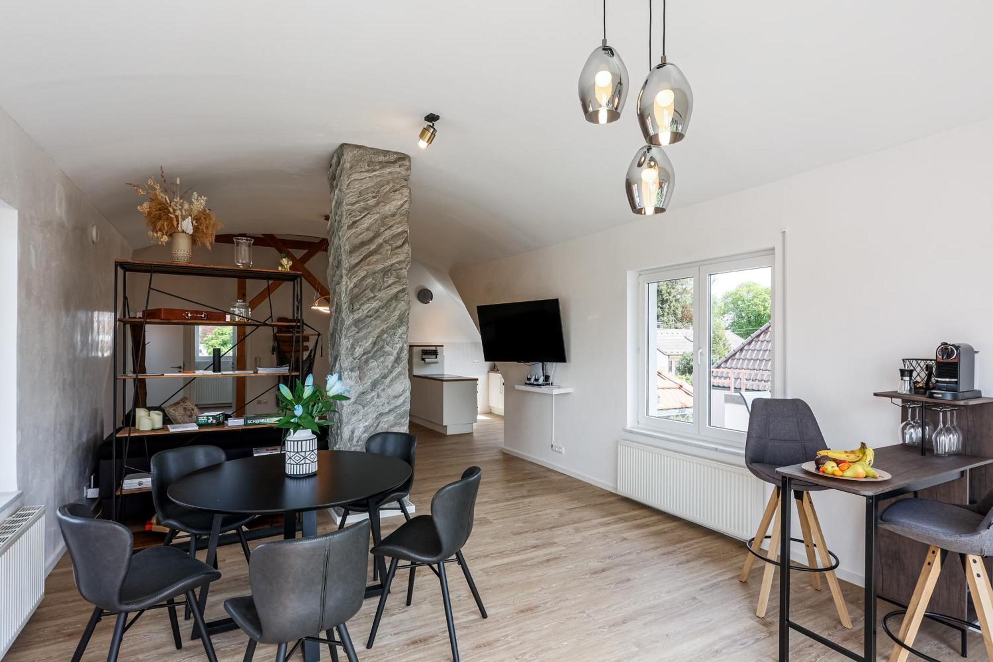 Dreamstay Augsburg Traum Penthouse Goeggingen Bagian luar foto