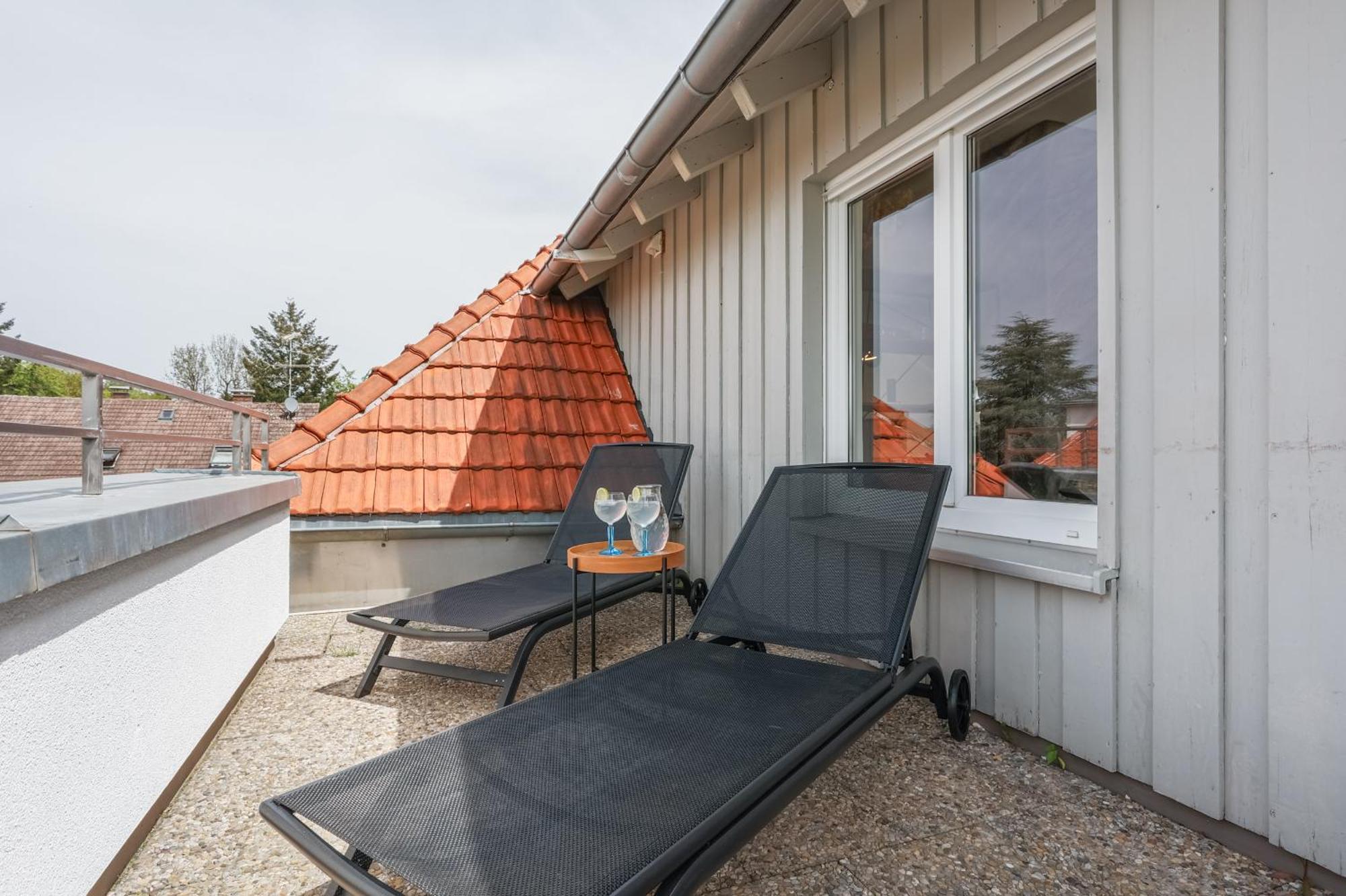 Dreamstay Augsburg Traum Penthouse Goeggingen Bagian luar foto