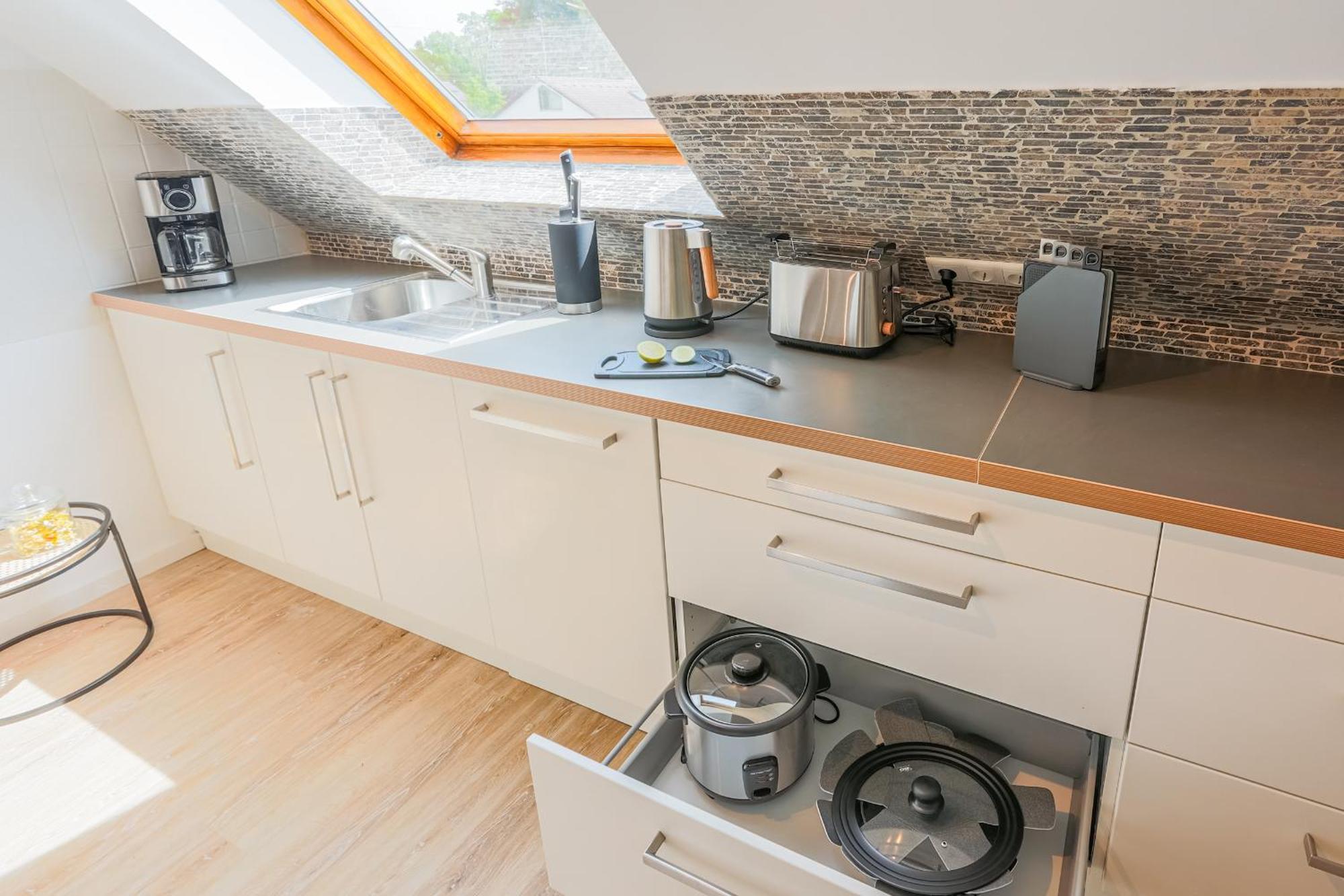 Dreamstay Augsburg Traum Penthouse Goeggingen Bagian luar foto